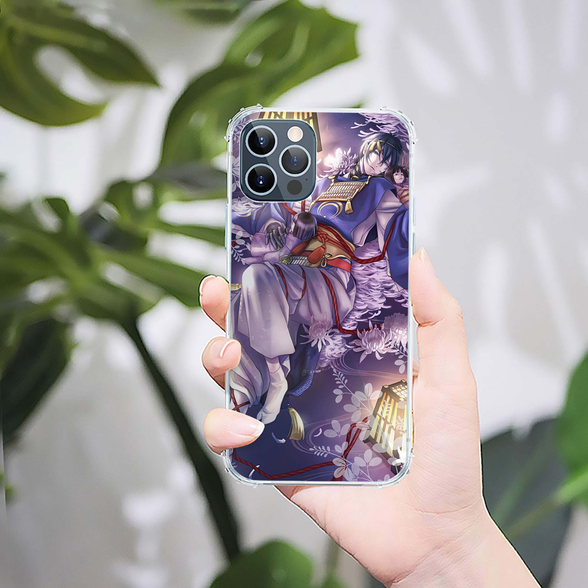 （画像用） 刀剣乱舞 Touken Ranbu 【iPhone 12シリーズ対応】透明スマホケース（クリアソフトケース）